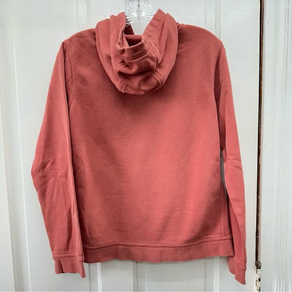 Nike salmon long sleeve hooded sweatshirt‎ hoodie women's xl